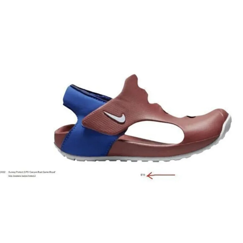 Nike‎ Sunray Protect 3. Summer, Beach, Water, Pool, Kids Sandals. NWT. Size 10C